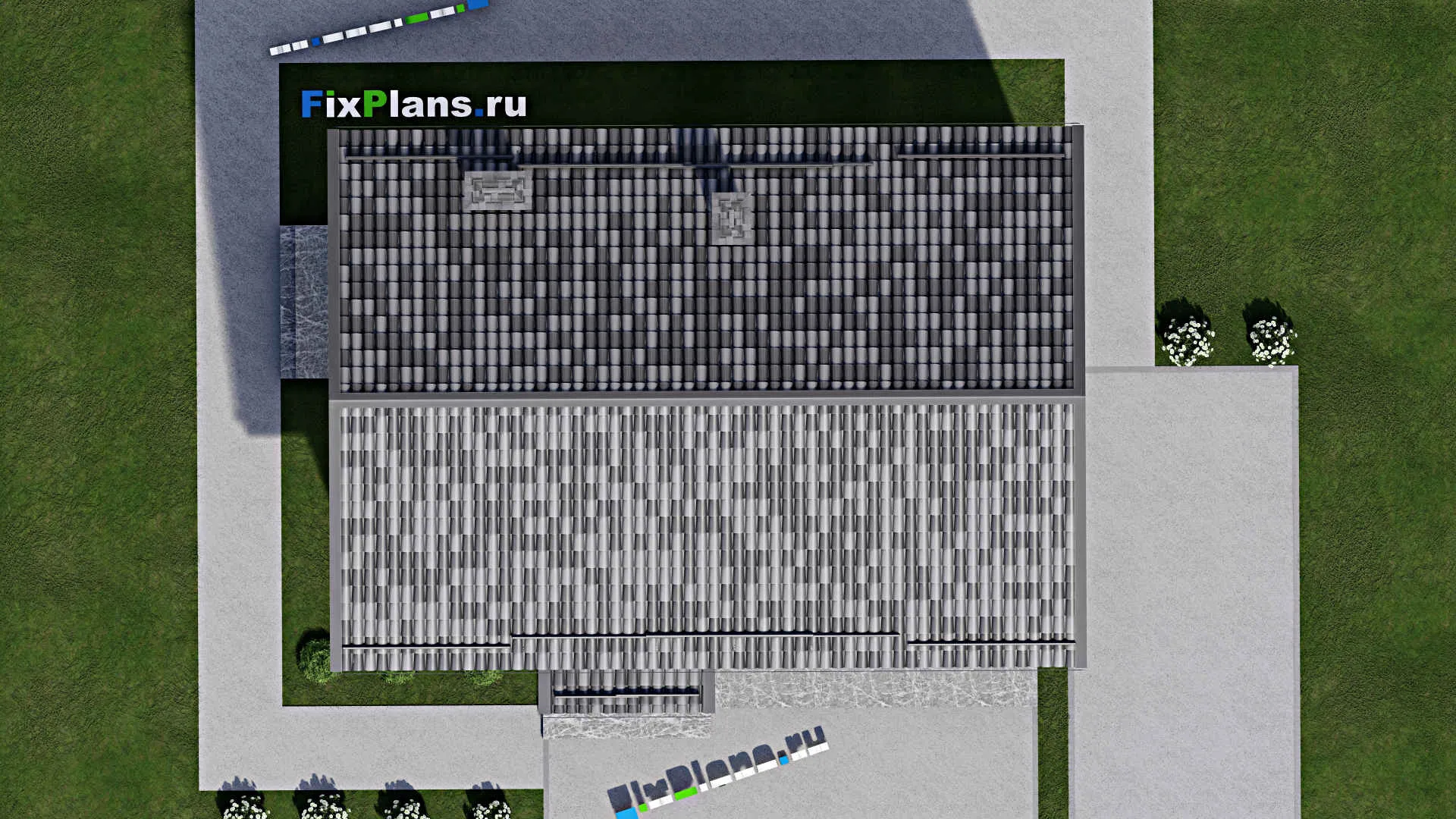 F-11321 - Планы дома с мансардой 10 на 13, площадью 130 м² с 3 спальнями