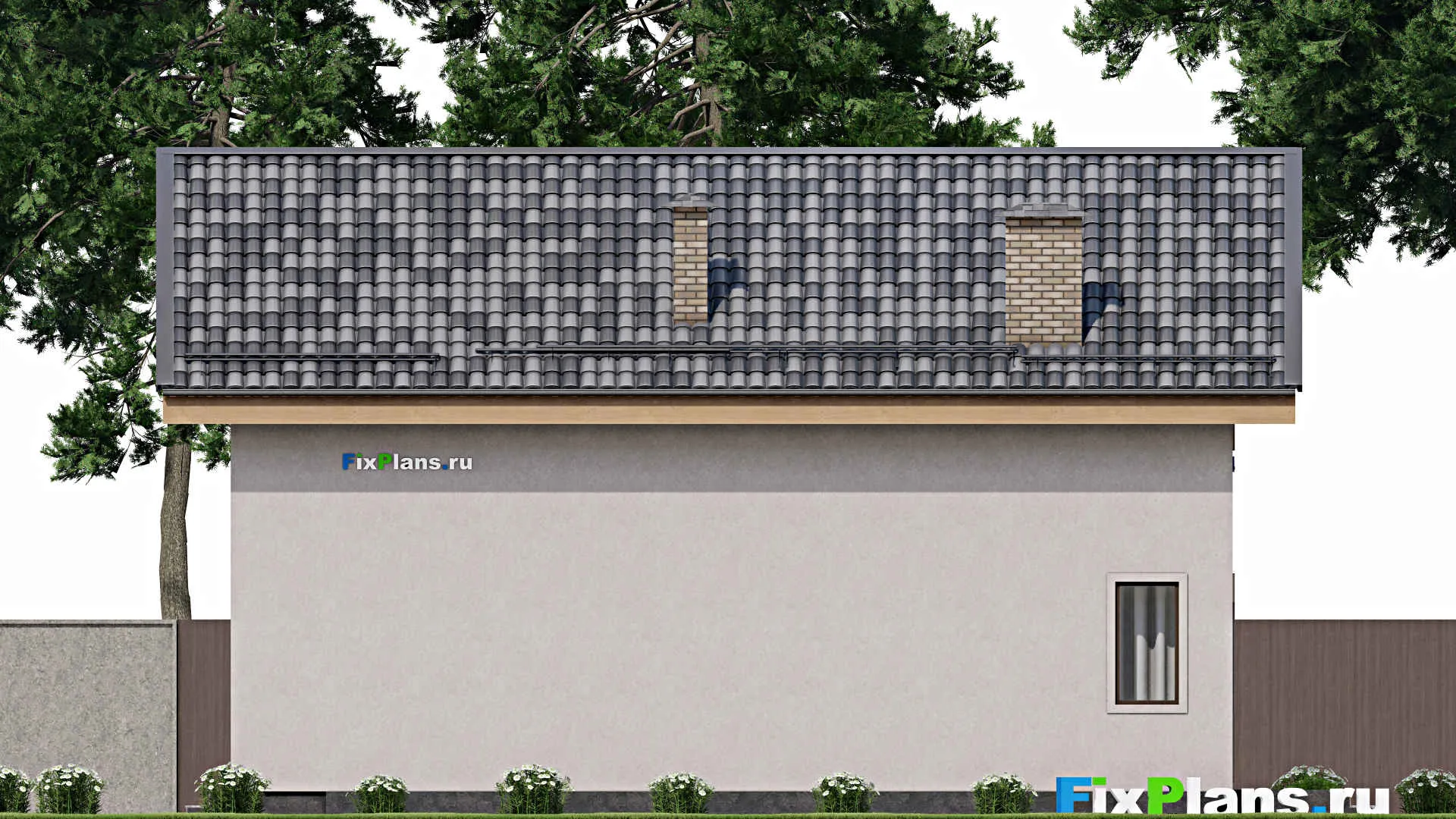 F-11321 - Планы дома с мансардой 10 на 13, площадью 130 м² с 3 спальнями